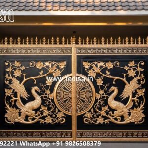 Iron Main Gate Design 2155, House Boundary Grill Design Ms Gate Fabrication | Entrance Gates Design