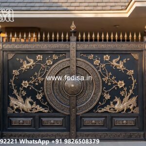 Wooden Gate Design For Home, Front Slide Gate Design Ms Gate Fabrication | Entrance Gates Design