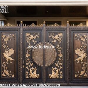 Factory Gate Design, Double Main Gate Design Ms Gate Fabrication | Entrance Gates Design