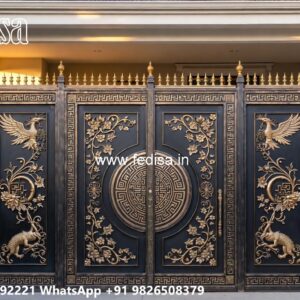 Main Entrance Gate Design, Sliding Gate Detail Design Ms Gate Fabrication | Entrance Gates Design