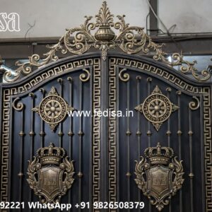 Aluminum Gate Design, Single Gate Design Ms Gate Fabrication | Entrance Gates Design