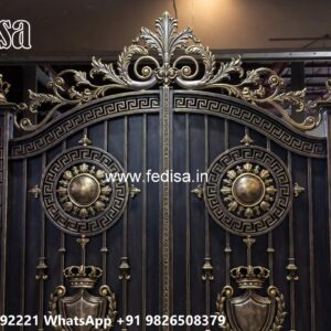 Iron Grill Gate, Metal Gate Design Ms Gate Fabrication | Entrance Gates Design
