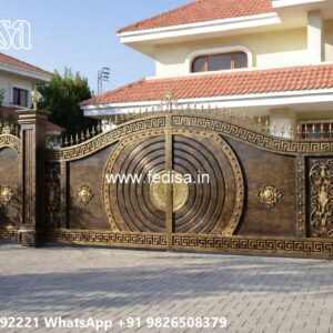 Front Garden Gates, Iron Gate Designs For Indian Homes Ms Gate Fabrication | Entrance Gates Design