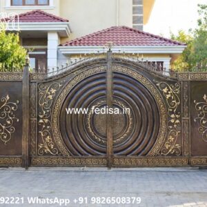 Laser Cut Gate Design, Home Front Gate Design Ms Gate Fabrication | Entrance Gates Design