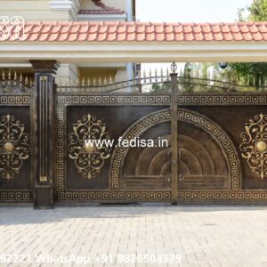 Parking Gate Design, Simple Wooden Gate Designs Ms Gate Fabrication | Entrance Gates Design