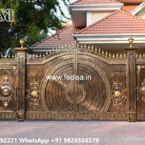 Laser Cut Gate Design, Compound Wall Gate Design Ms Gate Fabrication | Entrance Gates Design