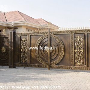 Simple Gate Design For Home, Auto Gate Design Ms Gate Fabrication | Entrance Gates Design