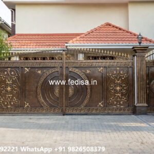 Gate Sheet Design, Boundary Wall Gate Ms Gate Fabrication | Entrance Gates Design