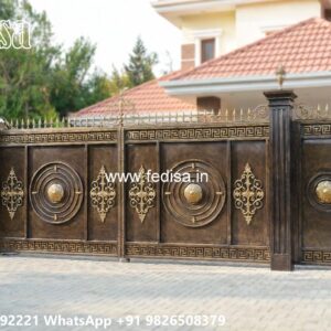 Parking Gate Design, Double Gate Design Ms Gate Fabrication | Entrance Gates Design
