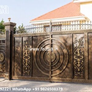Front Garden Gates, Folding Gate Design For Home Ms Gate Fabrication | Entrance Gates Design