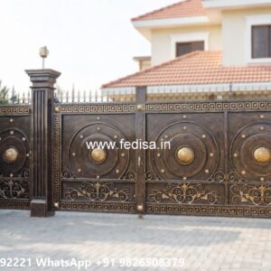 Iron Grill Gate, Laser Cutting Gate Ms Gate Fabrication | Entrance Gates Design
