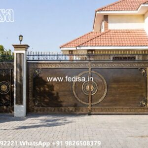Simple Gate Design For Home, Gate Post Design Ms Gate Fabrication | Entrance Gates Design
