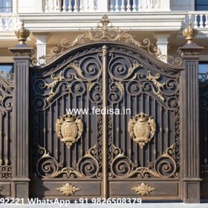 Laser Cut Gate Design, Compound Grill Design Ms Gate Fabrication | Entrance Gates Design