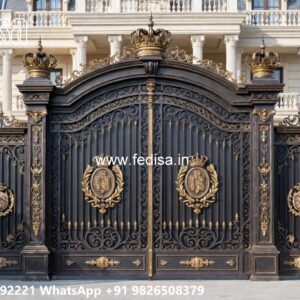 Iron Grill Gate, House Boundary Wall Main Gate Design Ms Gate Fabrication | Entrance Gates Design