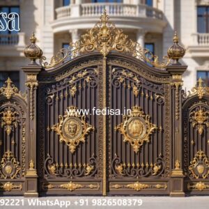 Front Garden Gates, Steel Gate Design Double Door Ms Gate Fabrication | Entrance Gates Design