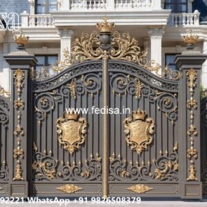 Best Gate Design For Home, Front Door Grill Gate Ms Gate Fabrication | Entrance Gates Design