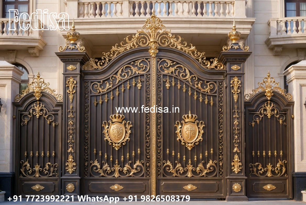 Aluminum Gate Design, Foldable Gate Design Ms Gate Fabrication | Entrance Gates Design
