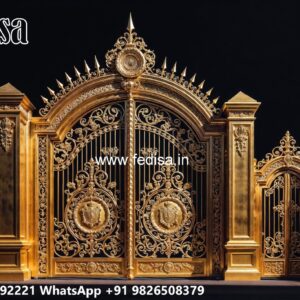 Laser Cut Gate Design, Square Gate Design Ms Gate Fabrication | Entrance Gates Design