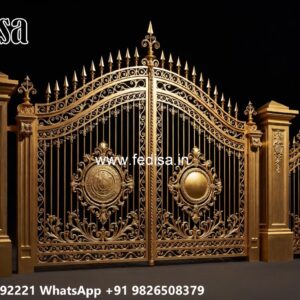 Aluminum Gate Design, Building Main Gate Design Ms Gate Fabrication | Entrance Gates Design