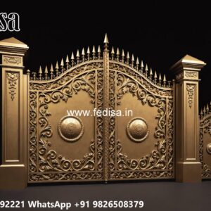 Gate Sheet Design, Plain Gate Design Ms Gate Fabrication | Entrance Gates Design