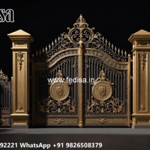 Iron Grill Gate, Modern Steel Gate Ms Gate Fabrication | Entrance Gates Design