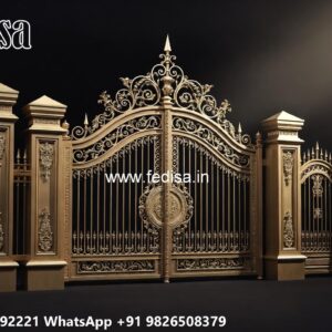 Laser Cut Gate Design, Loha Gate Ka Design Ms Gate Fabrication | Entrance Gates Design