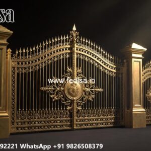 Aluminum Gate Design, Pvc Gate Design Ms Gate Fabrication | Entrance Gates Design