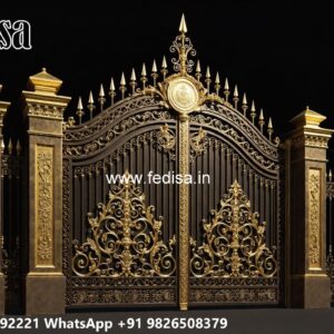 Simple Gate Design For Home, Steel Gate Handle Design Ms Gate Fabrication | Entrance Gates Design