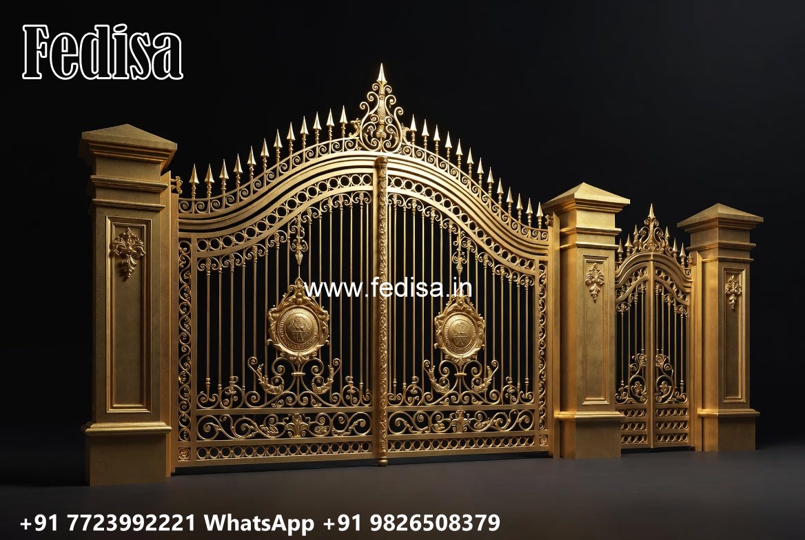 Laser Cut Gate Design, Gate Cover Design Ms Gate Fabrication | Entrance Gates Design