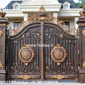Simple Gate Design For Home, Double Gate Design For Home Ms Gate Fabrication | Entrance Gates Design
