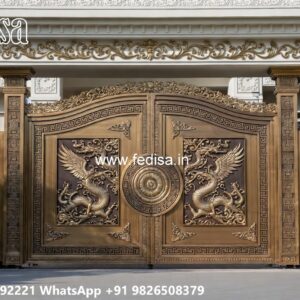 Parking Gate Design, Closed Gate Design Ms Gate Fabrication | Entrance Gates Design