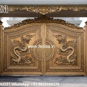 Simple Gate Design For Home, Wpc Gate Design Ms Gate Fabrication | Entrance Gates Design