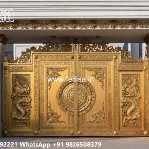 Simple Gate Design For Home, One Side Gate Design Ms Gate Fabrication | Entrance Gates Design