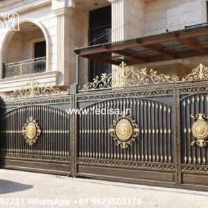 Iron Grill Gate, Steel Plate Gate Design Ms Gate Fabrication | Entrance Gates Design