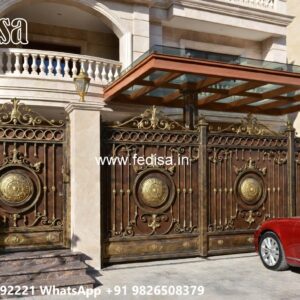 Simple Gate Design For Home, Lohe Ka Gate Pipe Wala Ms Gate Fabrication | Entrance Gates Design