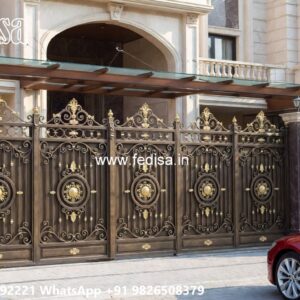 Parking Gate Design, Steel Gate Design Double Door Price Ms Gate Fabrication | Entrance Gates Design