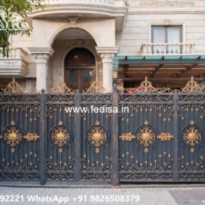 Simple Gate Design For Home, 7 Feet Gate Design Ms Gate Fabrication | Entrance Gates Design