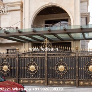 Simple Gate Design For Home, Steel Maharaja Gate Ms Gate Fabrication | Entrance Gates Design