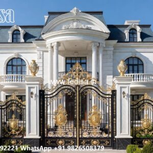 Iron Grill Gate, Modern Aluminum Gate Designs Ms Gate Fabrication | Entrance Gates Design