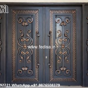 Iron Grill Gate, Iron Main Gate Colour Ms Gate Fabrication | Entrance Gates Design