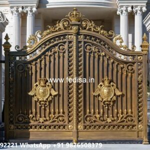 Aluminum Gate Design, Front Gate And Wall Design Swing Gates And Sliding Gates