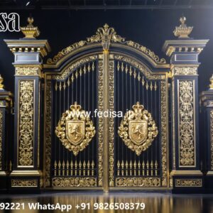Best Gate Design For Home, Compound Wall Sliding Gate Design Swing Gates And Sliding Gates