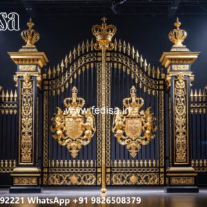 Ss Gate Price, Main Gate Design With Boundary Wall Swing Gates And Sliding Gates