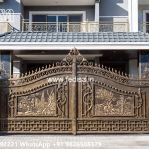 Simple Gate Design For Home, Main Gate Entry Design Swing Gates And Sliding Gates