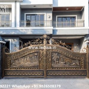 Simple Gate Design For Home, Gate Design For Boundary Wall Swing Gates And Sliding Gates