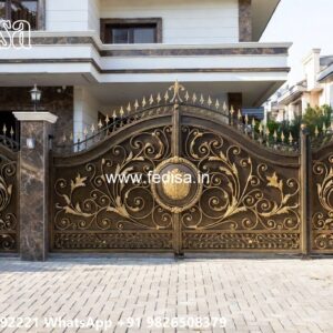 Gate Sheet Design, Compound Wall With Grill Design Swing Gates And Sliding Gates