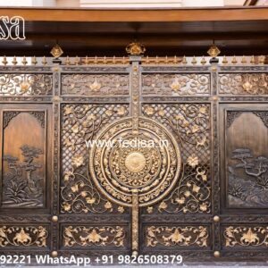 Iron Grill Gate, Main Gate Design Full Cover Swing Gates And Sliding Gates