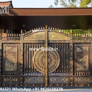 Simple Gate Design For Home, Home Compound Wall Gate Design Swing Gates And Sliding Gates