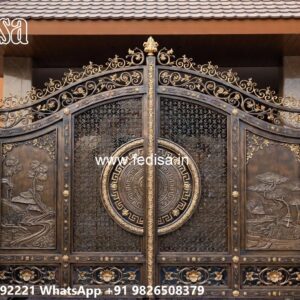 Parking Gate Design, House Main Gate Wall Design Swing Gates And Sliding Gates