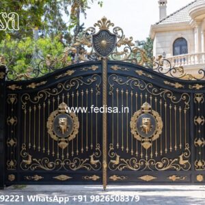 Front Garden Gates, Main Gate Design With Small Gate Swing Gates And Sliding Gates